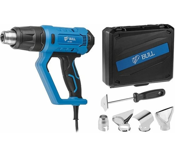 Изображение товара Термовоздуходувка BULL HG 6501 набор сопл 0326218