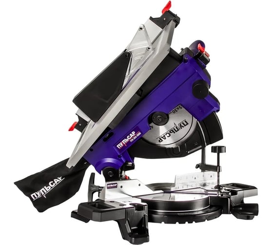 Изображение товара Торцовочная комбинированная пила ПУЛЬСАР ПТК 255-2000 909-488