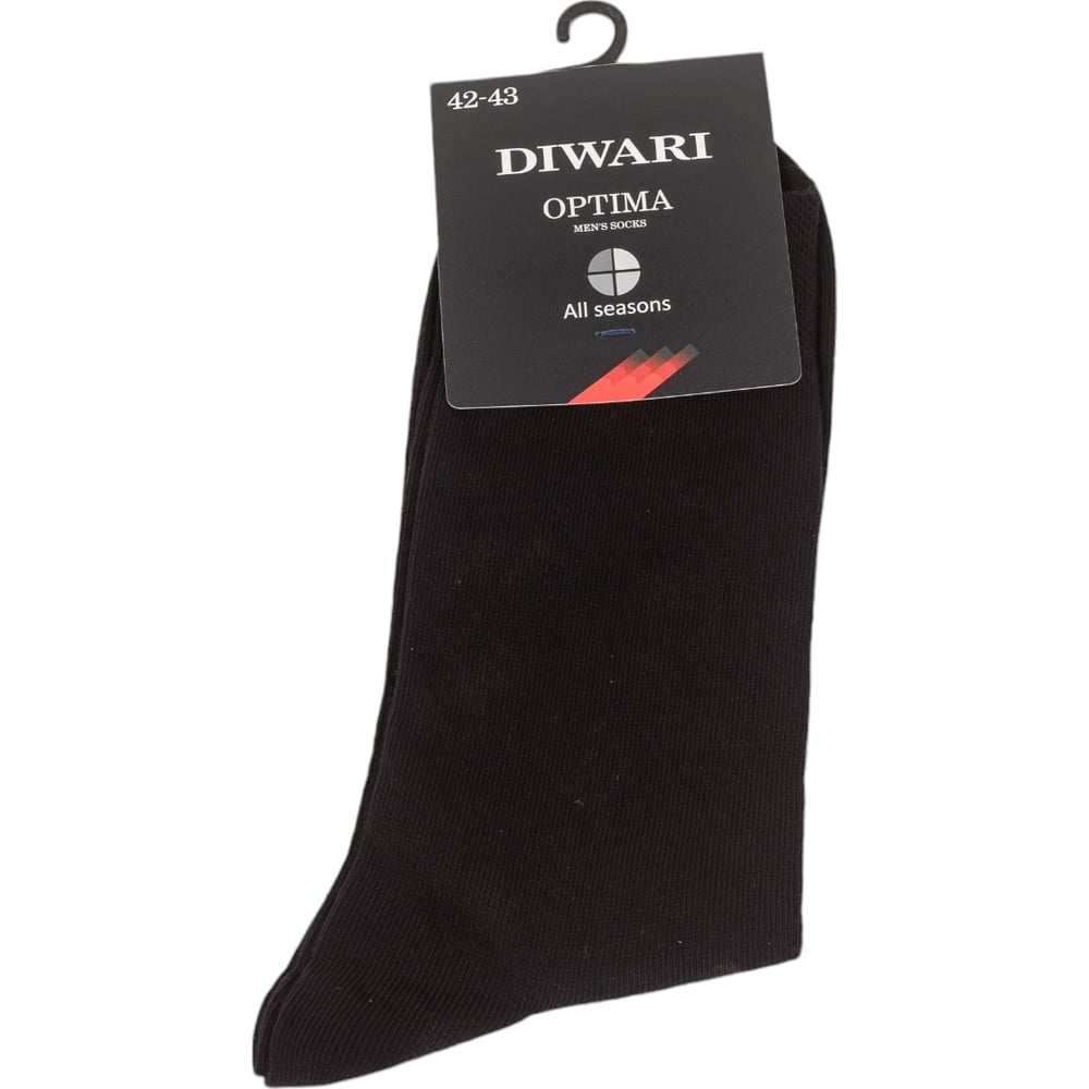Изображение товара Мужские носки DIWARI OPTIMA All seasons 42-43 черные
