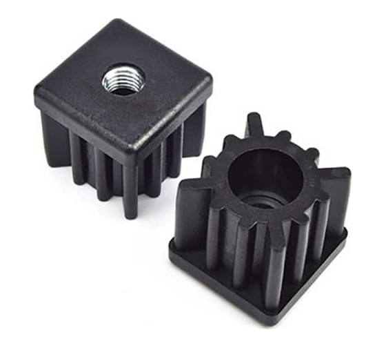 Изображение товара Заглушка EMES 50х50 мм с резьбой M14 для профильной трубы PRK505014