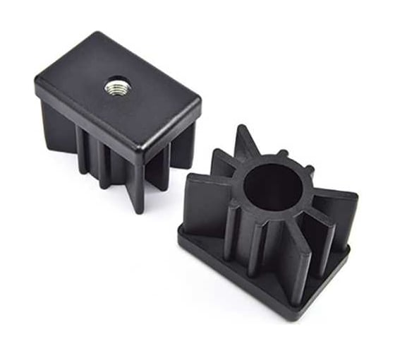 Изображение товара Заглушка EMES 30х40 мм с резьбой M12 для профильной трубы PRD304012