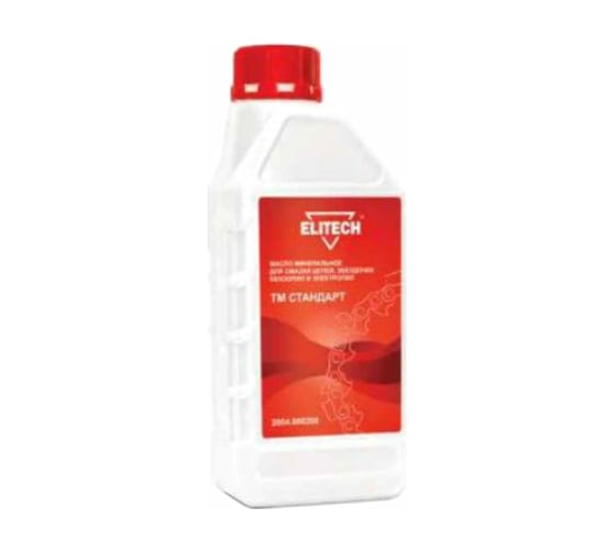 Изображение товара Масло минеральное (1 л) для смазки цепей Elitech 2004.000200