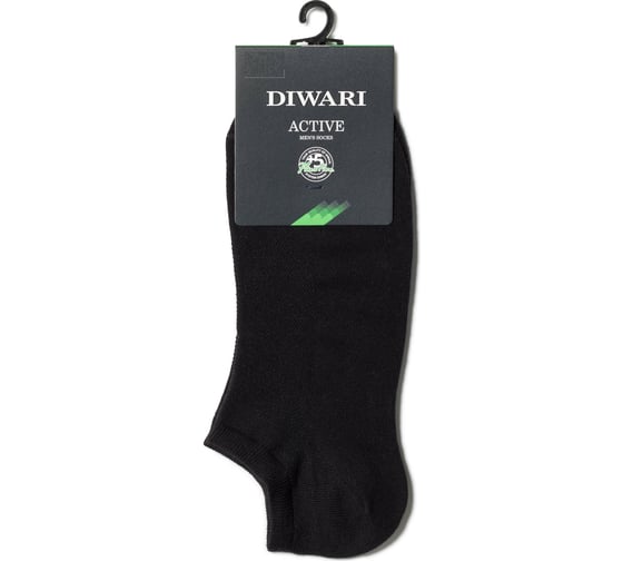 Изображение товара Мужские короткие носки DIWARI ACTIVE 19С-181СП, р.29, 484 черный 1001331110050012484