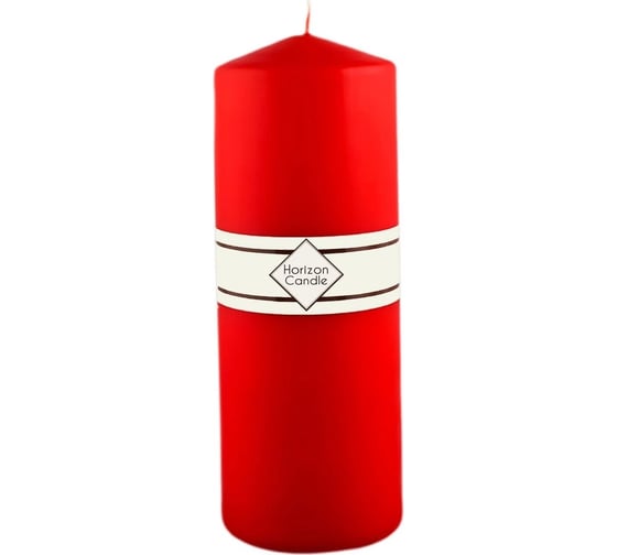 Изображение товара Свеча MIR LIGHT HorizonCandle СТОЛБИК h 200 мм, d 70 мм, красная СС-800363