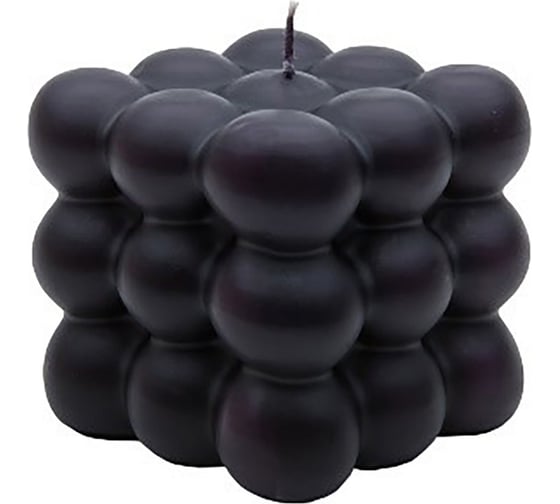 Изображение товара Свеча Волшебная страна Неокуб 60x60 мм черная 105757