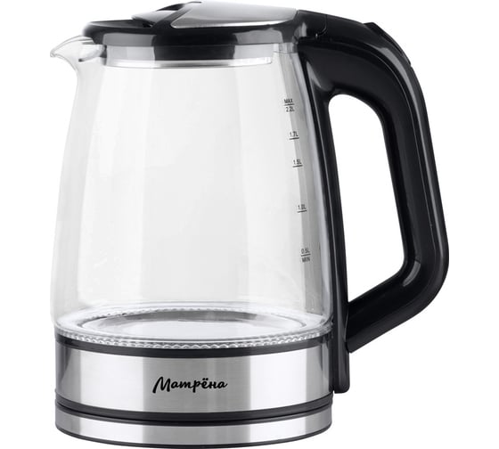 Изображение товара Электрический чайник Матрёна MA-155 2.2 л стекло черный 105230