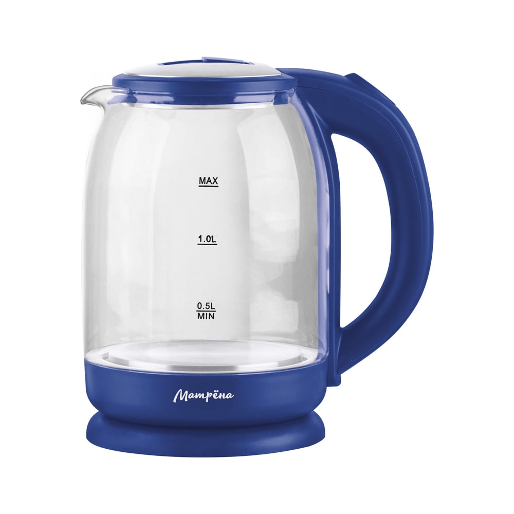 Электрический чайник Матрёна, цвет синий 105229 MA-154 - фото 1