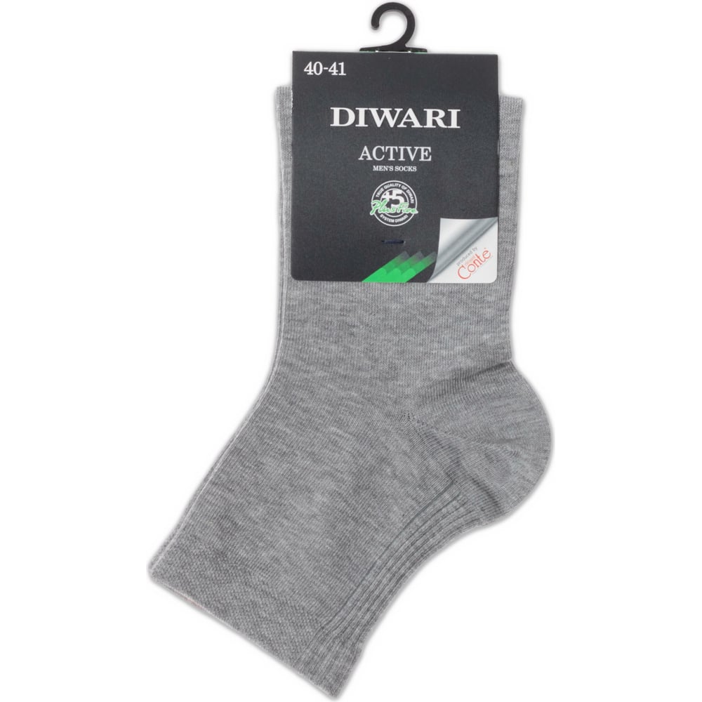 Мужские носки DIWARI пряжа трикотажная 95% хлопок 5% эластан lentino melange 100 гр 30 м 4