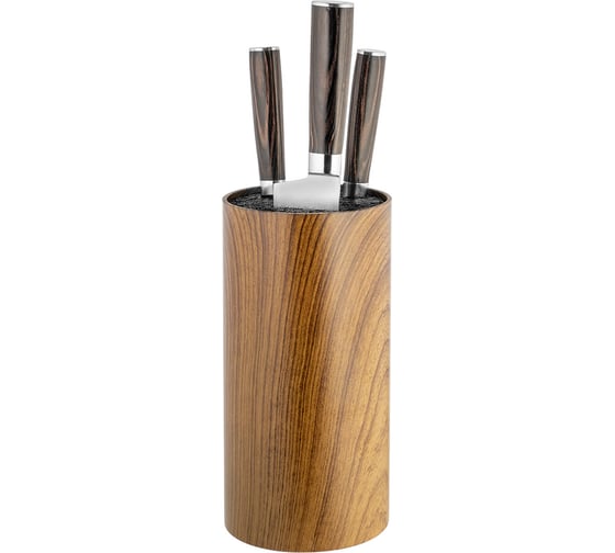 Изображение товара Универсальная подставка для ножей Lara круглая Soft touch LR05-103 Wood