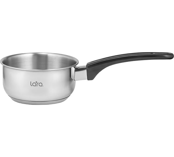 Изображение товара Сотейник Lara PROMO нержавеющая сталь 0.65 л 12x6 см, капсулированное индукционное дно LR03-18