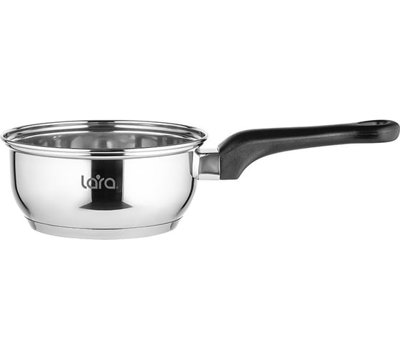 Изображение товара Сотейник Lara PROMO нержавеющая сталь 1.5 л 16x7.5 см, капсулированное индукционное дно LR03-20