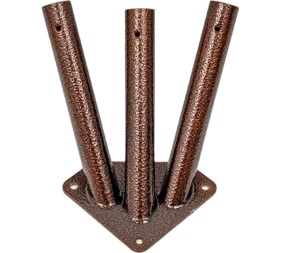 Изображение товара Кронштейн для флага PALITRA TECHNOLOGY, трехрожковый, настенный, сталь с порошковой покраской 50500-3