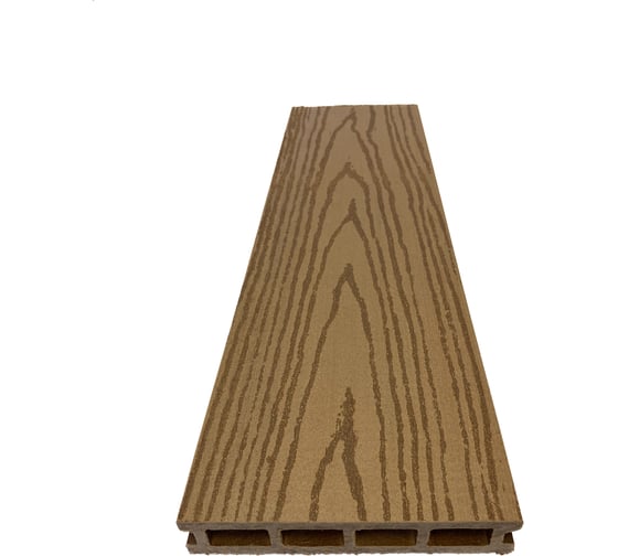 Изображение товара Террасная доска MasterDeck Classic Тик узкий вельвет/тиснение под дерево 3 шт  10423300