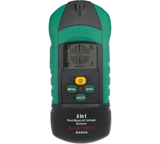 Изображение товара Цифровой детектор металла и скрытой проводки Mastech MS6906  00-00000745
