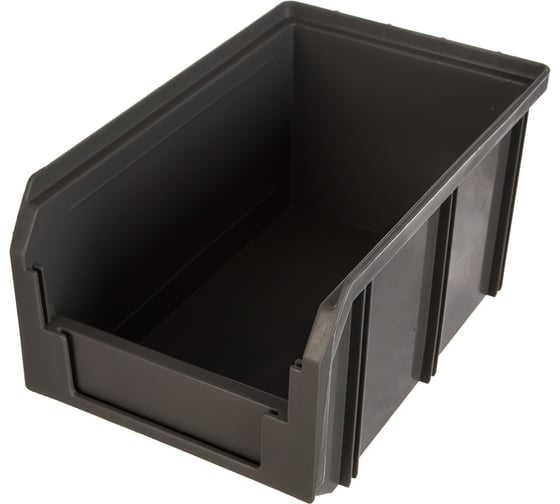 Изображение товара Пластиковый ящик Стелла-техник 234х149х120мм, 3,8 литра, V-2-серый