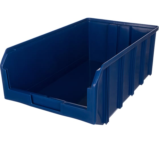 Изображение товара Пластиковый ящик Стелла-техник 502х305х184мм, 20 литров, V-4-синий