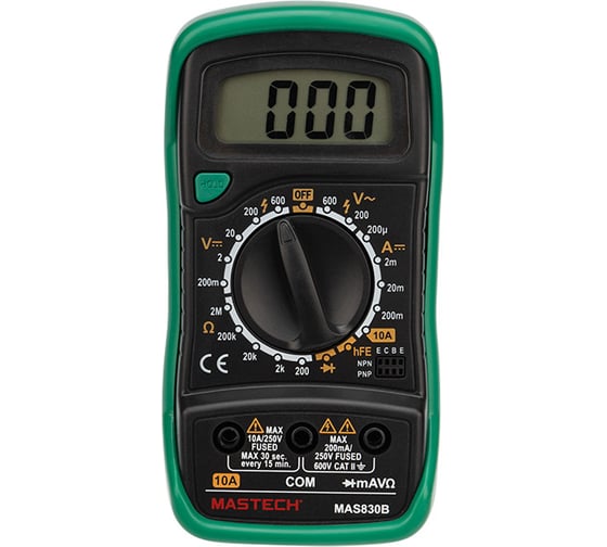 Изображение товара Цифровой мультиметр Mastech MAS830B 00-00001654