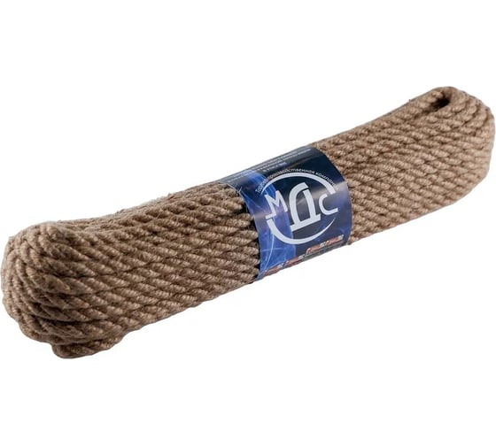 Изображение товара Джутовый крученый канат Невский Крепеж 8,0 мм 255 кгс 20 м 818808