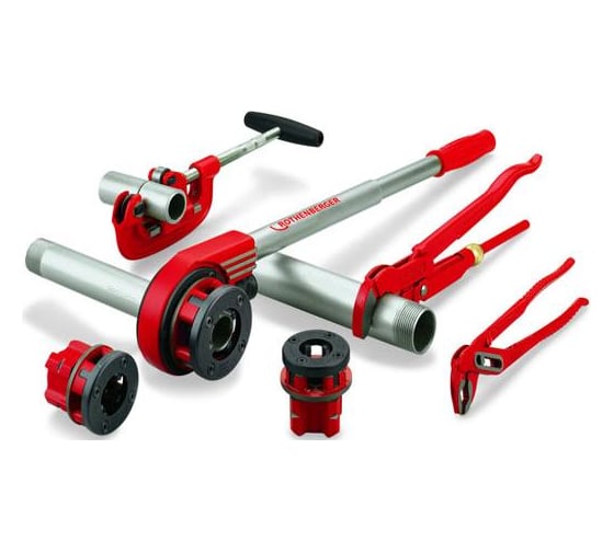 Изображение товара Ручной набор сантехника Rothenberger SANI KIT BSPT R1/2-3/4-1 70600