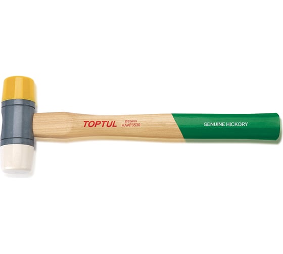 Изображение товара Молоток с пластиковыми бойками TOPTUL диаметр 35 мм, HAAF3530