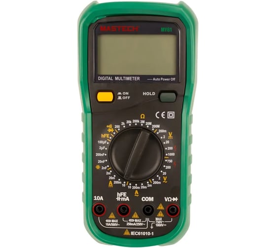 Изображение товара Цифровой мультиметр Mastech MY61 00-00000269