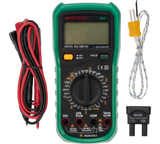 Изображение товара Цифровой мультиметр Mastech MY62 00-00000270