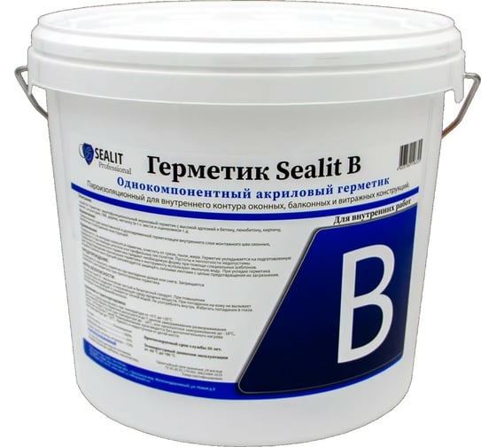 Изображение товара Герметик оконный, пароизоляционный Sealit B белый 52002
