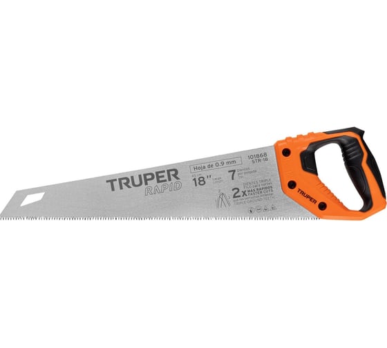 Изображение товара Ножовка Truper 450 мм STR-18 101868