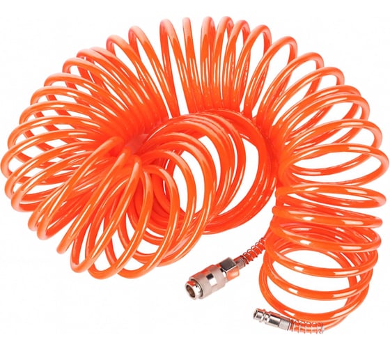 Изображение товара Шланг спиральный полиуретановый (15 м; 6х8 мм; 10 бар) PATRIOT PU 15