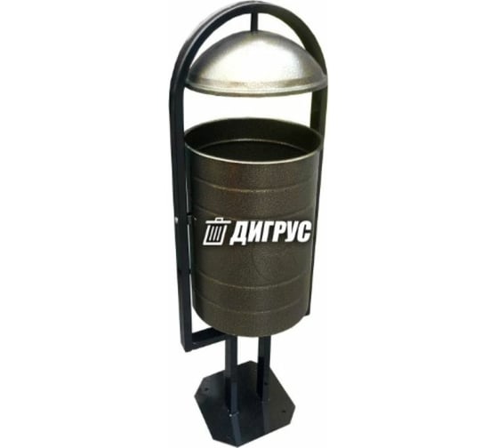 Изображение товара Урна Дигрус без пепельницы, 20 литров, бронза У20-Б/Д