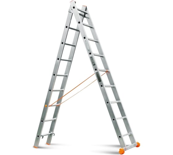 Изображение товара Двухсекционная лестница Эйфель Классик 2х9
