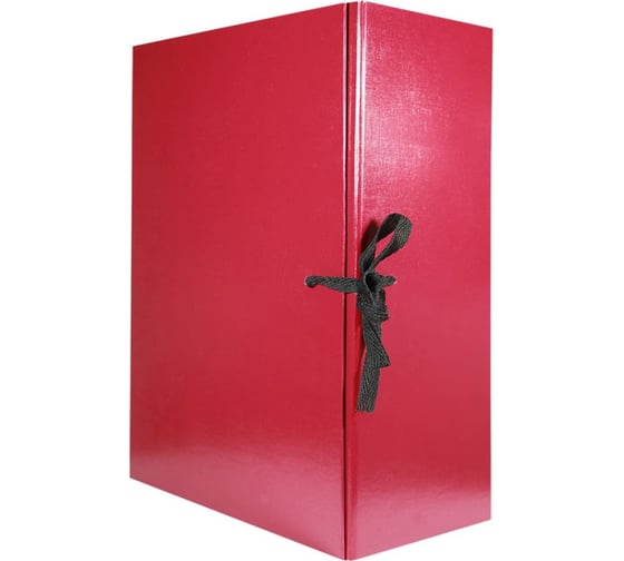 Изображение товара Архивный короб OfficeSpace с завязками, А3, БВ, 70 мм, ассорти, клапан 312549