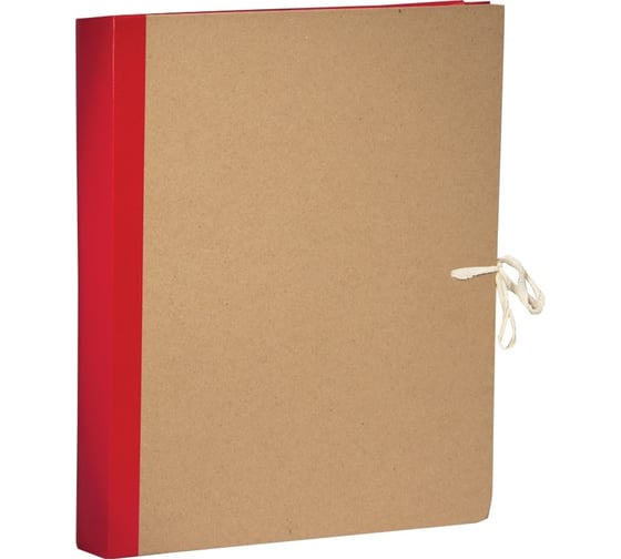 Изображение товара Архивная папка OfficeSpace крафт/бумвинил, с 4 завязками, ширина корешка 50 мм 255992