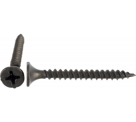 Изображение товара Саморезы Gigant 3,5x35, потайная головка, частая резьба, оксидированный, 1 кг. 123613