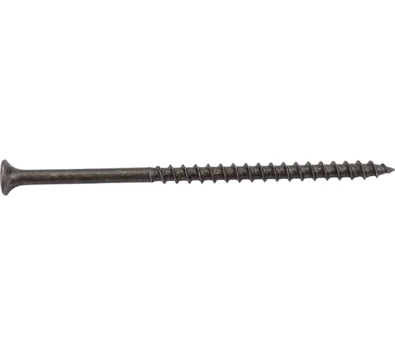 Изображение товара Саморезы Gigant 4,8x100, потайная головка, крупный шаг, оксидированный, 1 кг (примерно 124 шт) 123539