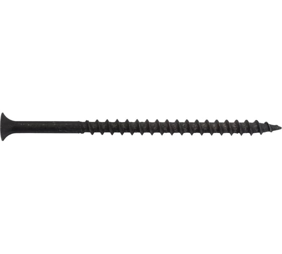 Изображение товара Саморезы Gigant 4,8x90, потайная головка, крупный шаг, оксидированный, 1 кг (примерно 155 шт) 123537