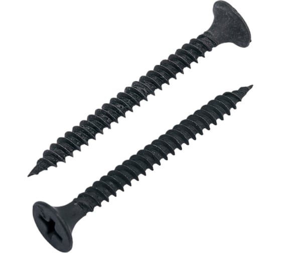 Изображение товара Саморезы Gigant 3,5x41, потайная головка, частая резьба, оксидированный, 1 кг (примерно 482 шт) 123614