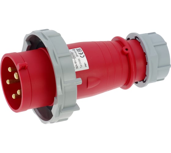 Изображение товара Кабельная вилка INPIN 32A/400V/3P+N+E/IP67 CA300
