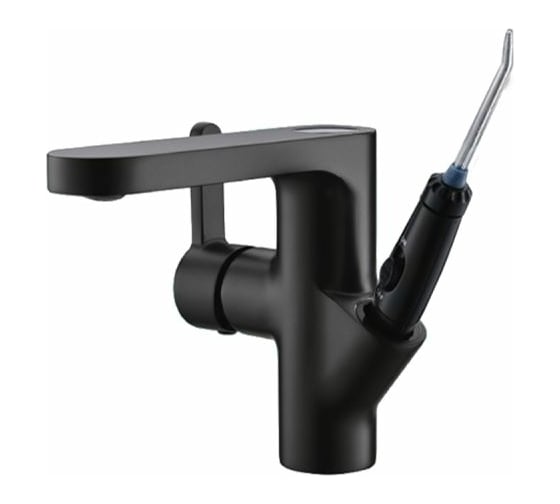 Изображение товара Смеситель с ирригаторм Bronze de Luxe (чёрный) 10188B