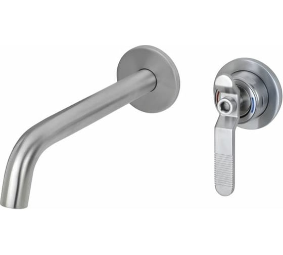 Изображение товара Настенный смеситель для раковины Bronze de Luxe 1760's матовый хром 5530CC