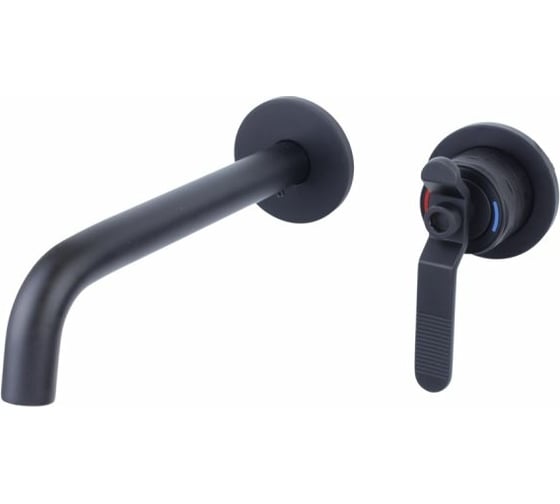 Изображение товара Настенный смеситель для раковины Bronze de Luxe 1760's черный матовый 5530SB