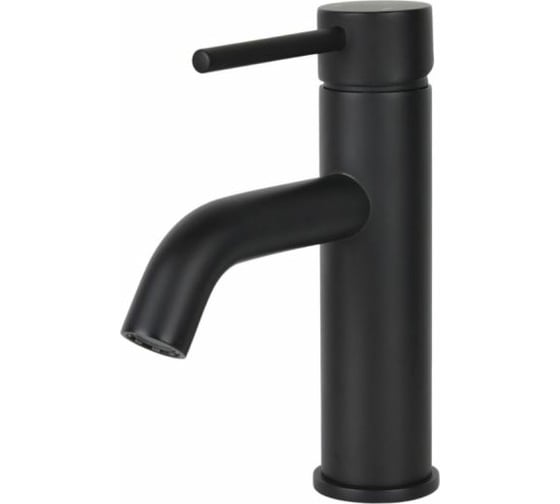 Изображение товара Смеситель на раковину Bronze de Luxe СКАНДИ черный матовый 1451B