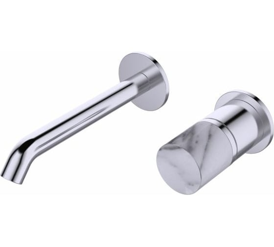 Изображение товара Настенный смеситель Bronze de Luxe FOCUS хром/мрамор 24686CM