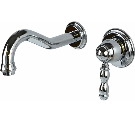 Изображение товара Настенный смеситель для раковины Bronze de Luxe TIFFANY хром 1920CR