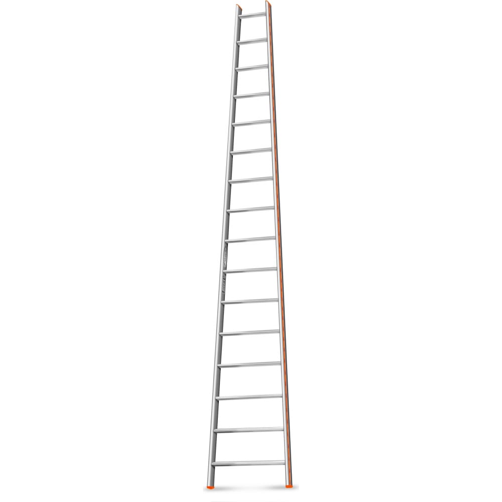 Приставная лестница Эйфель лестница приставная 1 секция 14 ступеней алюминий 3 93 м 150 кг alumet 5114