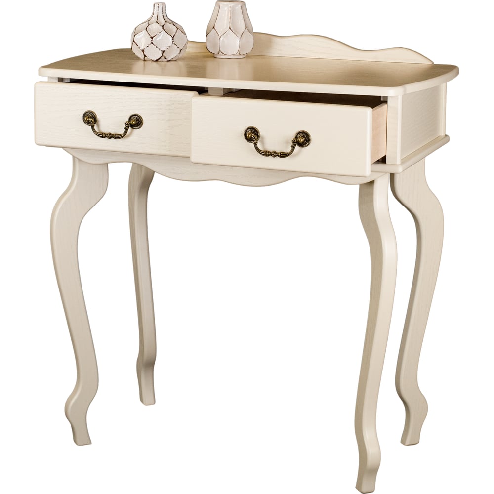 Изображение товара Консоль Мебелик Берже 21 слоновая кость классический стиль компактная