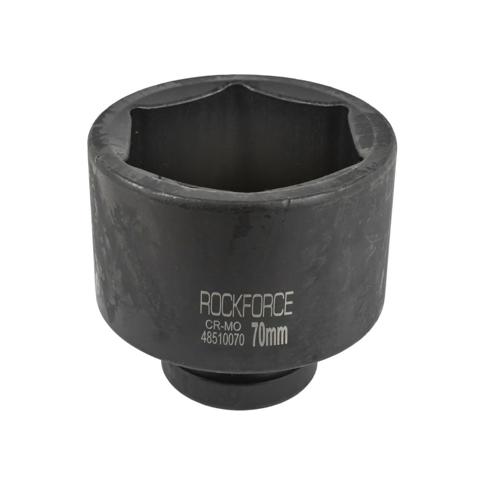 Изображение товара Головка торцевая ударная 6-гранная удлиненная 70х90 мм 1 дюйм Rockforce RF-48510070