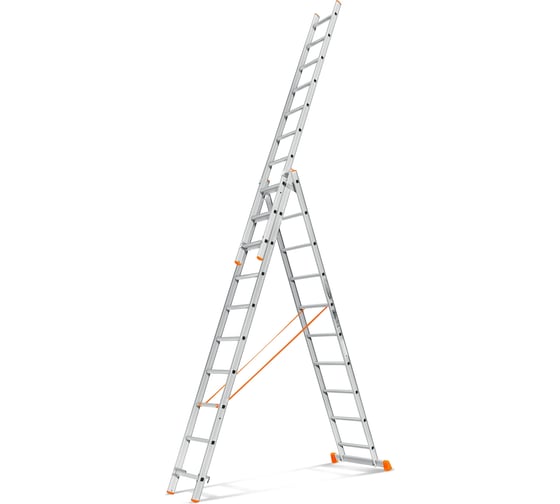 Изображение товара Трехсекционная лестница Эйфель Гранит 3х10
