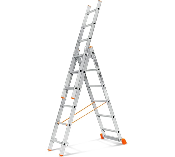Изображение товара Трехсекционная лестница Эйфель Гранит 3х6