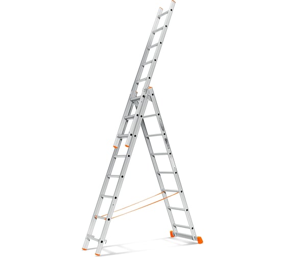 Изображение товара Трехсекционная лестница Эйфель Гранит 3х8